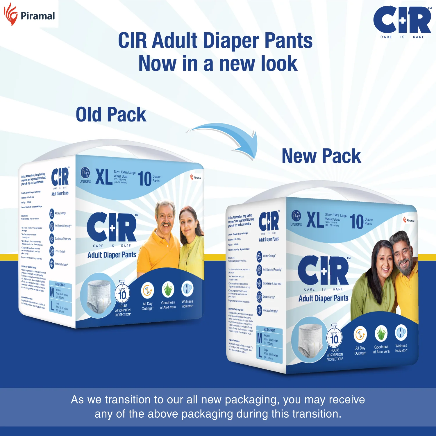 CIR Adult Diaper Pants Unisex With Wetness Indicator I Odour Control | Enriched with Aloe Vera to avoid skin irritation and rashes- (M, L & XL) - Image 21