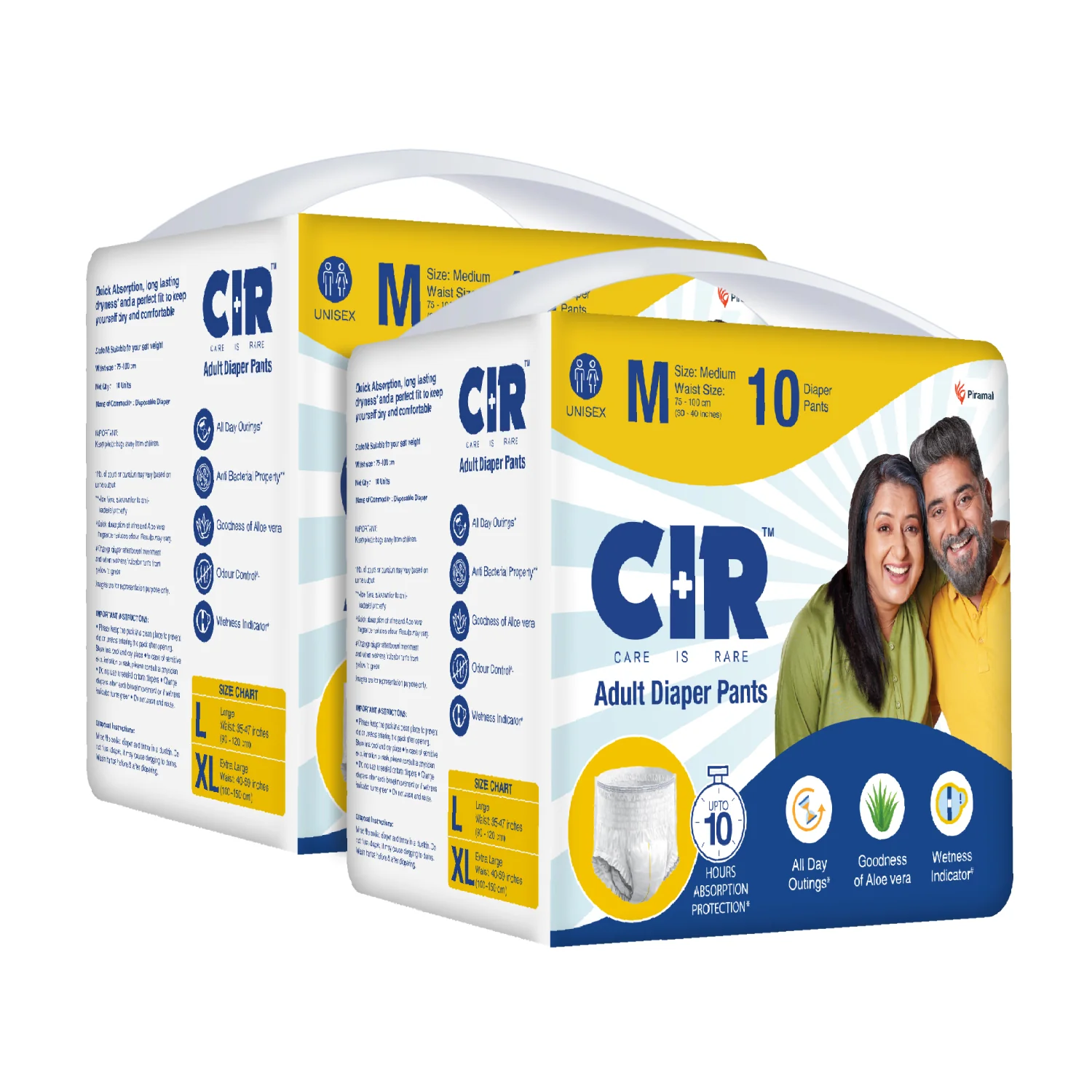 CIR Adult Diaper Pants Unisex With Wetness Indicator I Odour Control | Enriched with Aloe Vera to avoid skin irritation and rashes- (M, L & XL) - Image 23