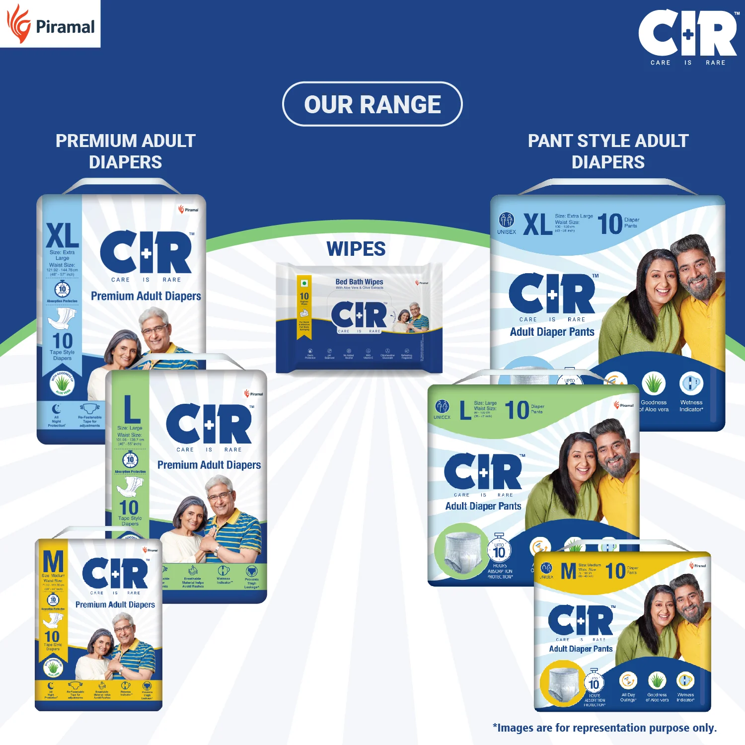 CIR Premium Underpads, Large (90x60cm) I 10 hrs Absorption Protection I 10 Units I Waterproof I Protects Surfaces from Incontinence I Super Soft Polymer - Image 6