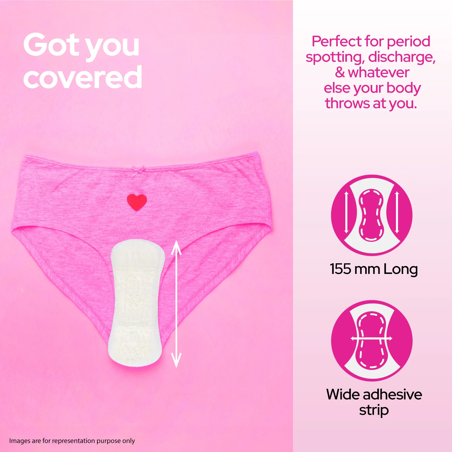 i Activ Panty Liners for Women Daily Use | 60 Liner Pads | FREE Sanitary Disposable Bag | Less than 1mm Ultra Thin Cottony Soft Pantyliners | Protection Against Leakage, Discharge, Spotting & Rashes - Image 6