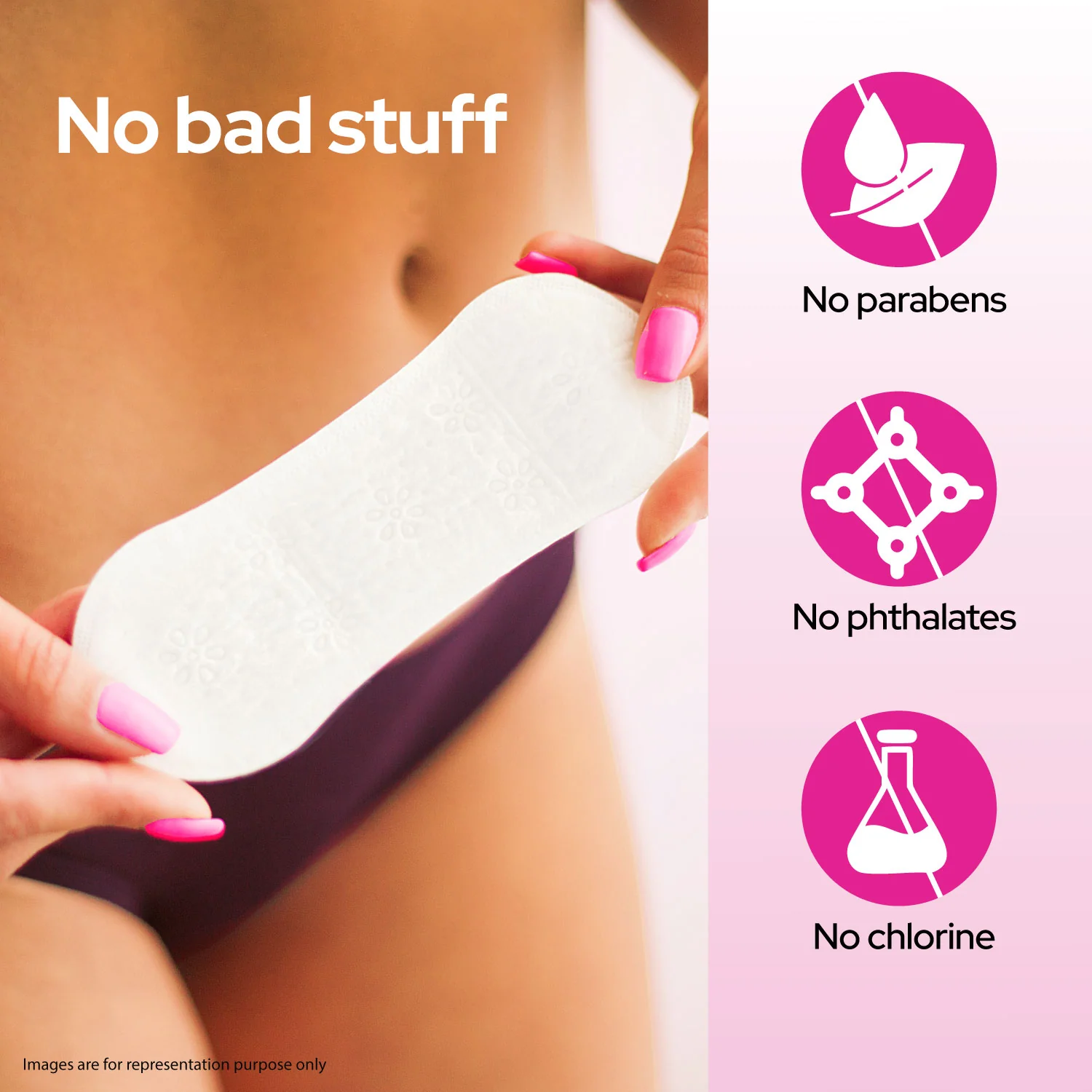 i Activ Panty Liners for Women Daily Use | 60 Liner Pads | FREE Sanitary Disposable Bag | Less than 1mm Ultra Thin Cottony Soft Pantyliners | Protection Against Leakage, Discharge, Spotting & Rashes - Image 7