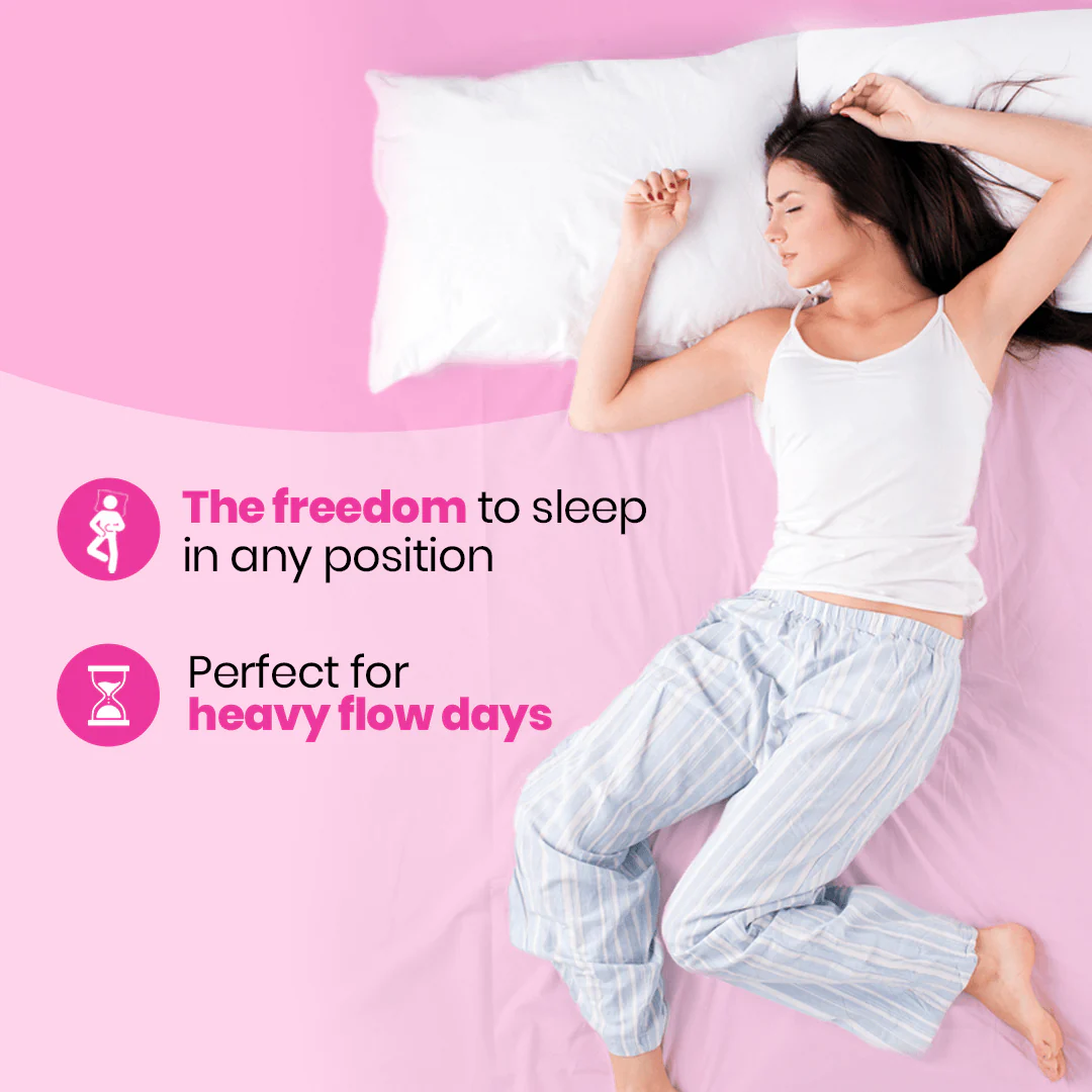 i-activ Period Panty for Girls & Women | L-XL | Disposable Period Panties for Women Leak Proof | Maternity Pads for Heavy Flow Periods | Overnight 360 Degree Protection | Waist Size - 31" to 48" - Image 4