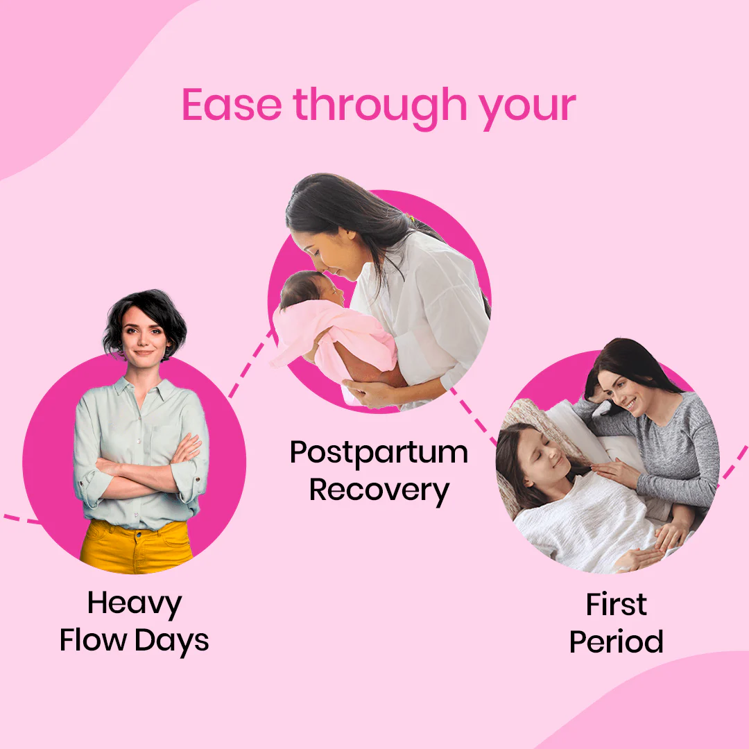 i-activ Period Panty for Girls & Women | L-XL | Disposable Period Panties for Women Leak Proof | Maternity Pads for Heavy Flow Periods | Overnight 360 Degree Protection | Waist Size - 31" to 48" - Image 5