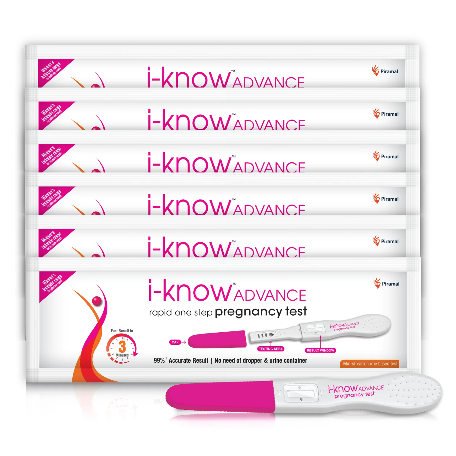 i-Know Advance Mid Stream Pregnancy Test Kit | Rapid One Step Home based Midstream Urine Pregnancy Test | Accurate Result in 3 mins | HcG Test Kit - Image 9