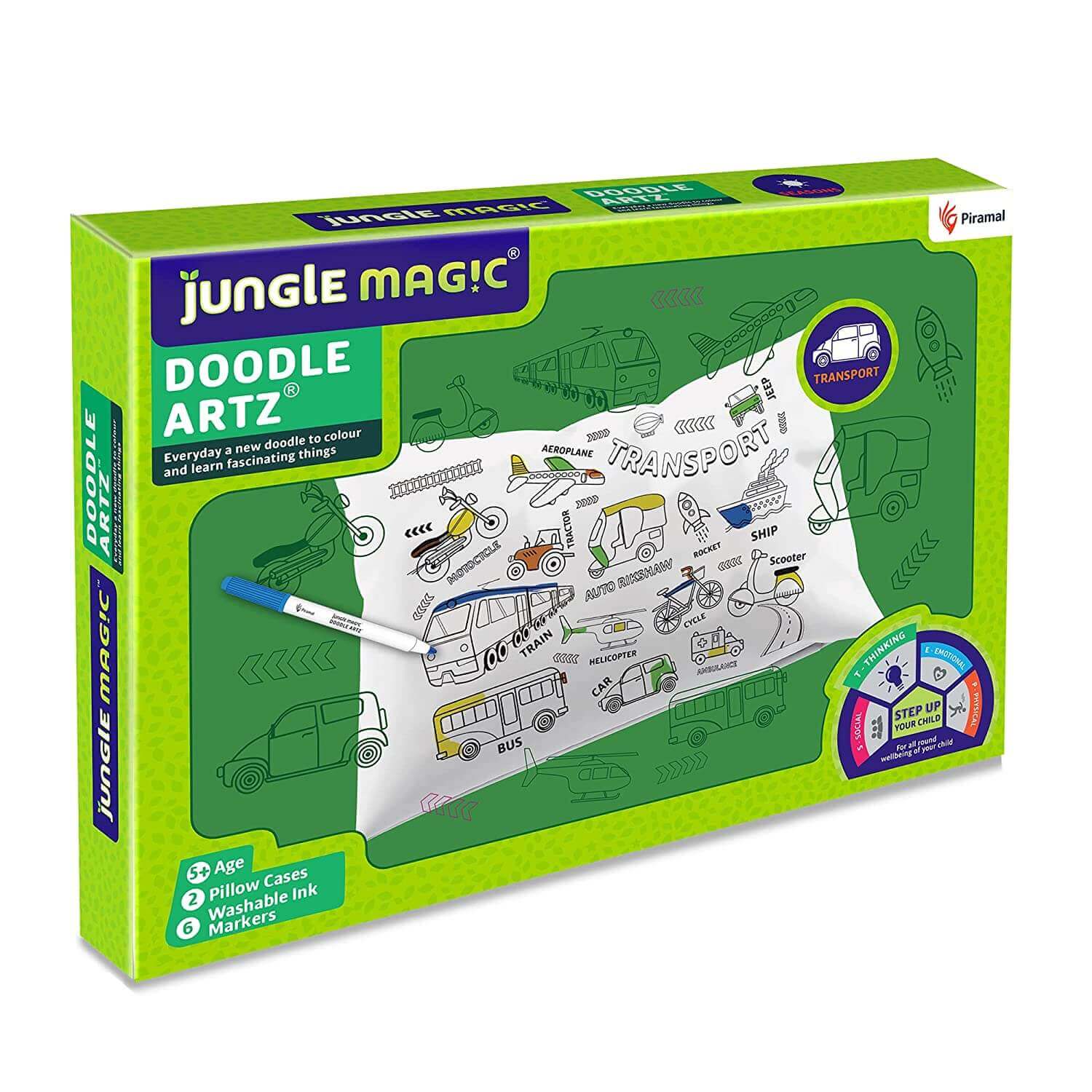 Jungle Magic Doodle Artz Series | Pillow Cover - Image 12