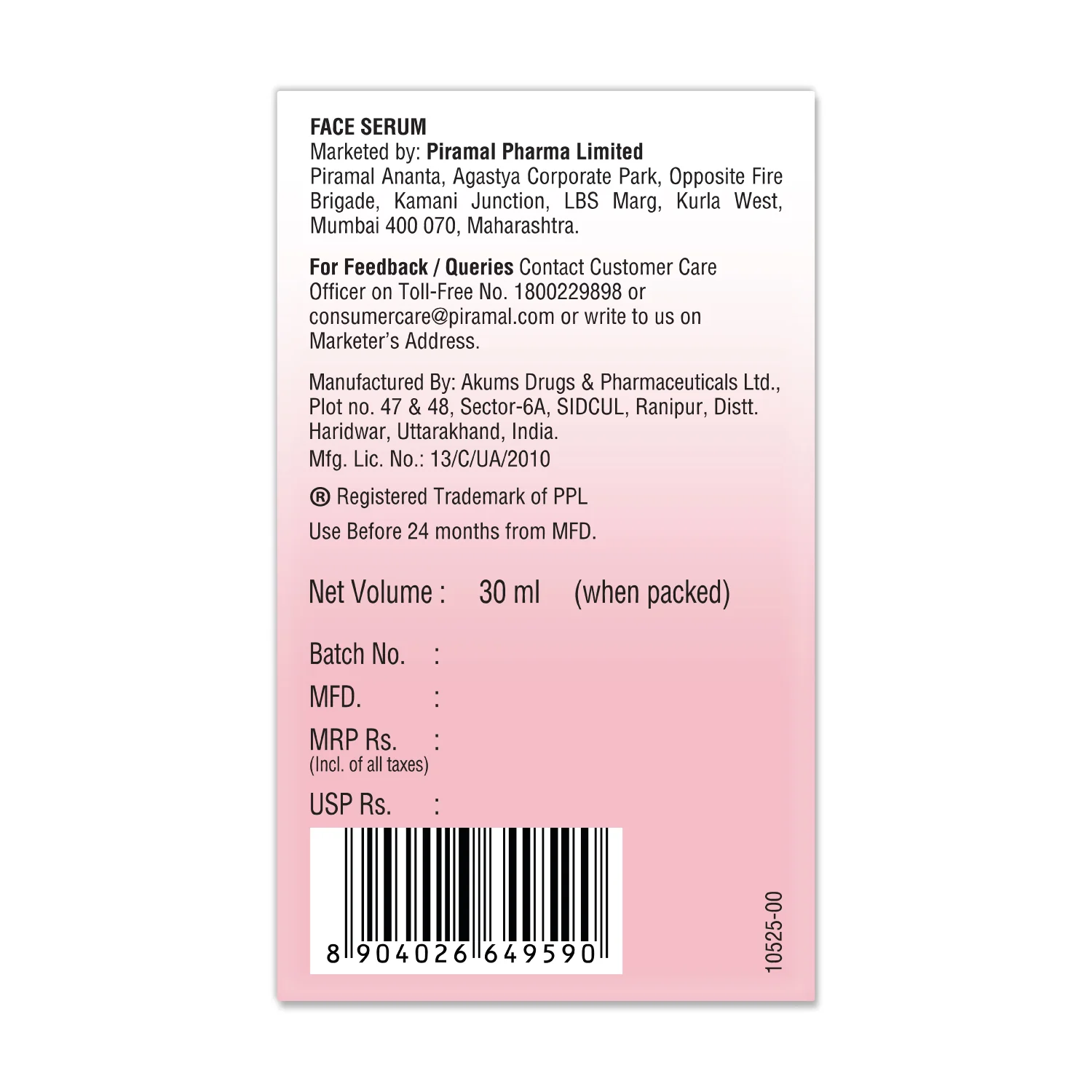 Lacto Calamine 10% Niacinamide Face Serum | 30ml | Pore Minimizing, Acne Marks, Blemishes & Oil Balancing,Reduces Pigmentation | Dermatologically Tested & Fragrance Free | 30ml - Image 11