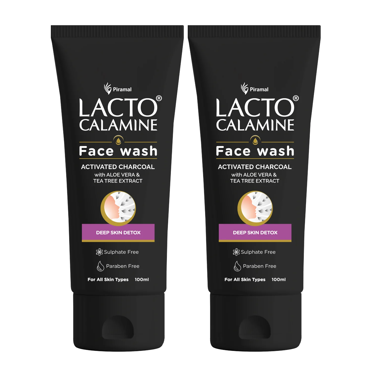 Lacto Calamine Activated Charcoal Face Wash with Aloe Vera & Tea Tree Extract for Deep Skin Detox. Removes impurities and fights blackheads & whiteheads. No Parabens, No Sulphates - 100 ml - Image 7