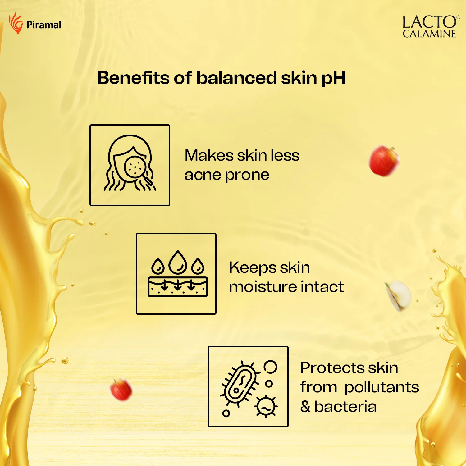 Lacto Calamine Apple Cider Vinegar Foaming Face wash|Maintains skin pH balance for healthy skin | Bright & glowing skin| With Built-in foaming Brush|150ml - Image 3