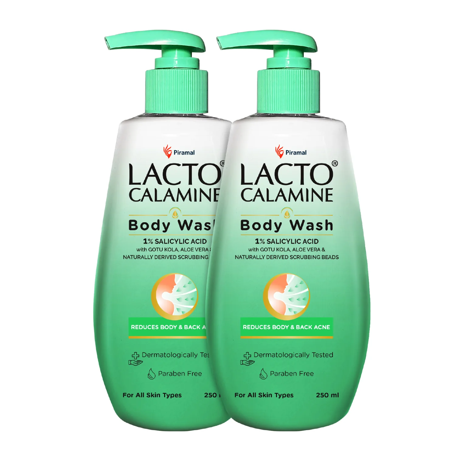Lacto Calamine Body Wash With 1% Salicylic Acid | 250ml | For Body Acne, Back Acne, Rough & Bumpy Skin | Paraben Free | Shower Gel For Men & Women - Image 7