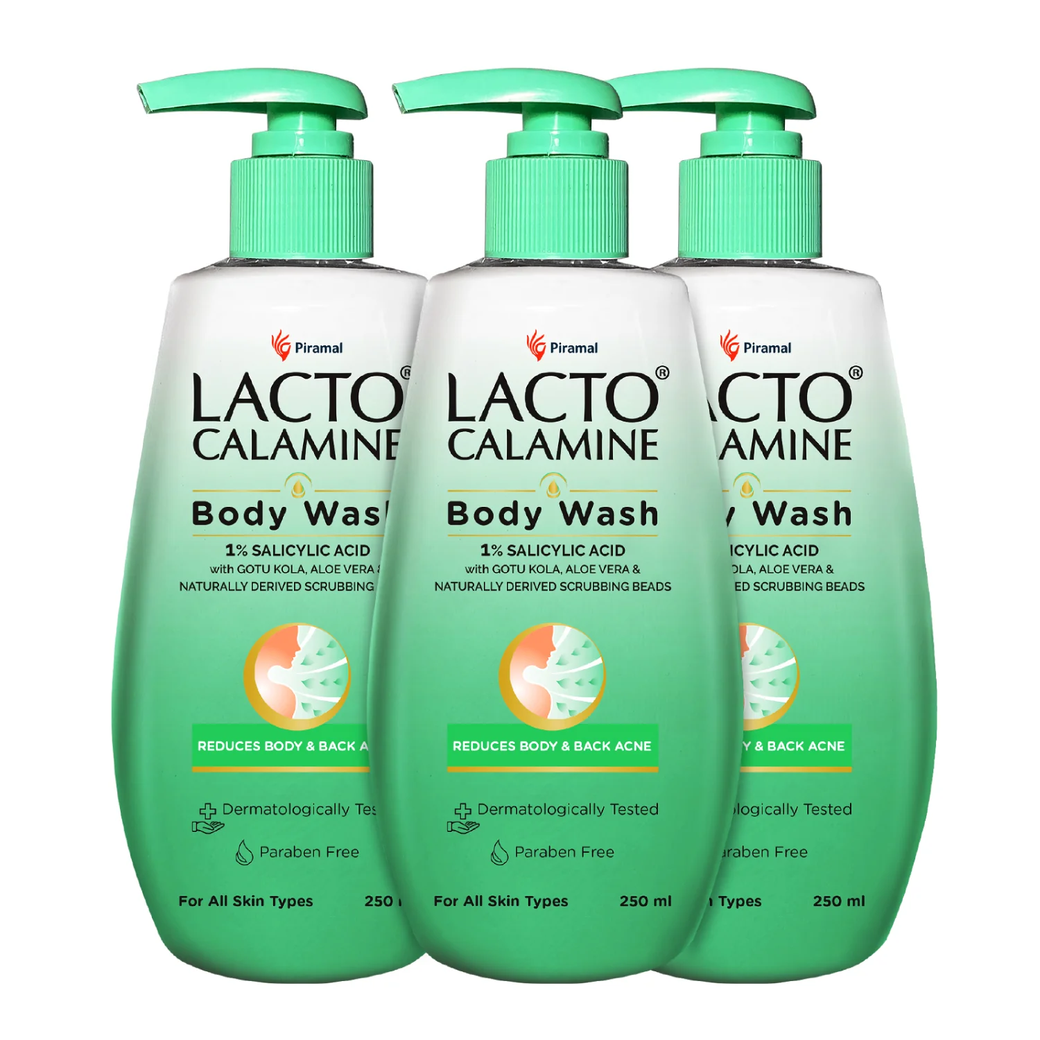 Lacto Calamine Body Wash With 1% Salicylic Acid | 250ml | For Body Acne, Back Acne, Rough & Bumpy Skin | Paraben Free | Shower Gel For Men & Women - Image 8