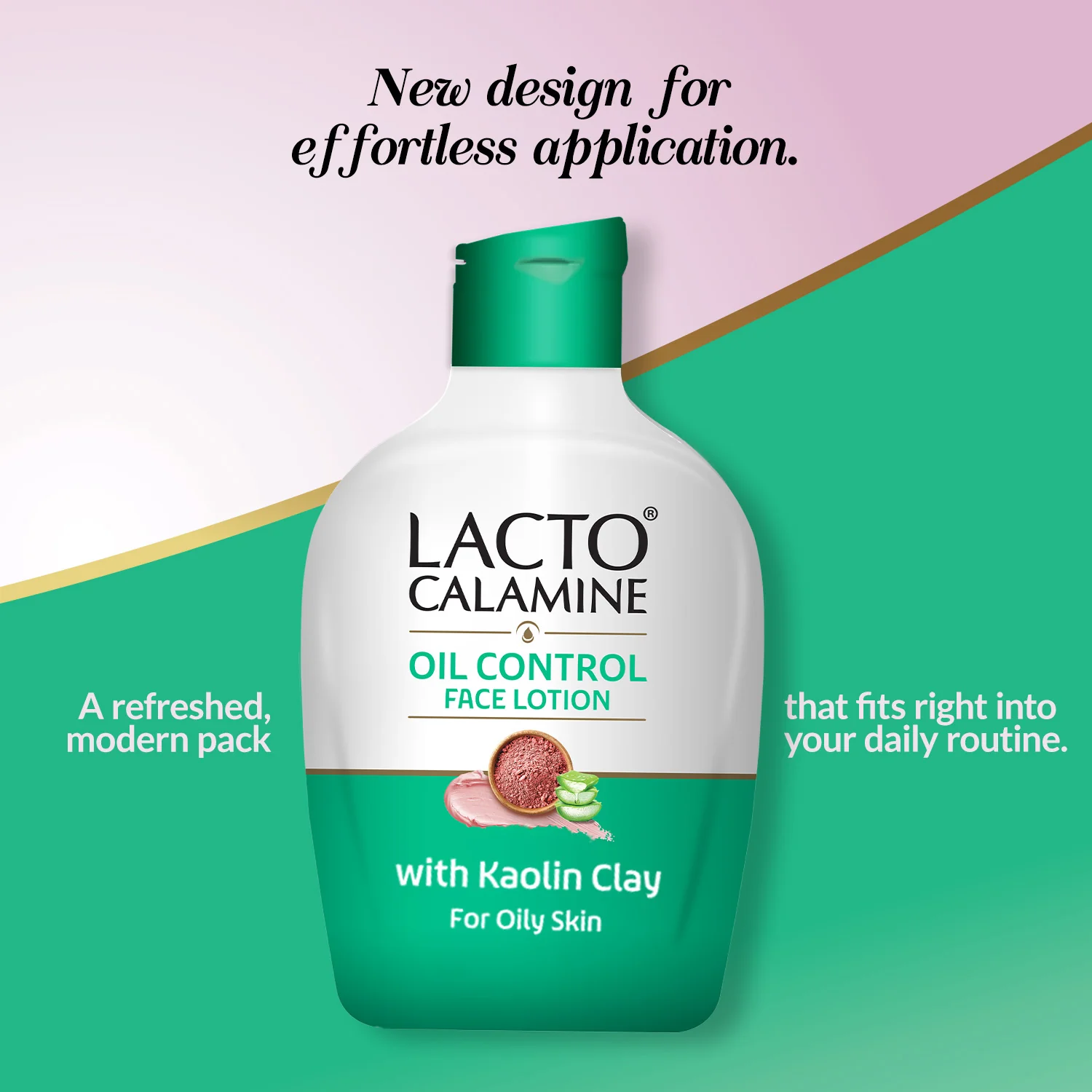 Lacto Calamine Face Lotion | Daily Moisturizer For Face - Combination To Normal Skin | Kaolin Clay & Aloe Vera | Fights Pimples, Darkspots & Blackheads | Body Lotion | 120ml - Image 3
