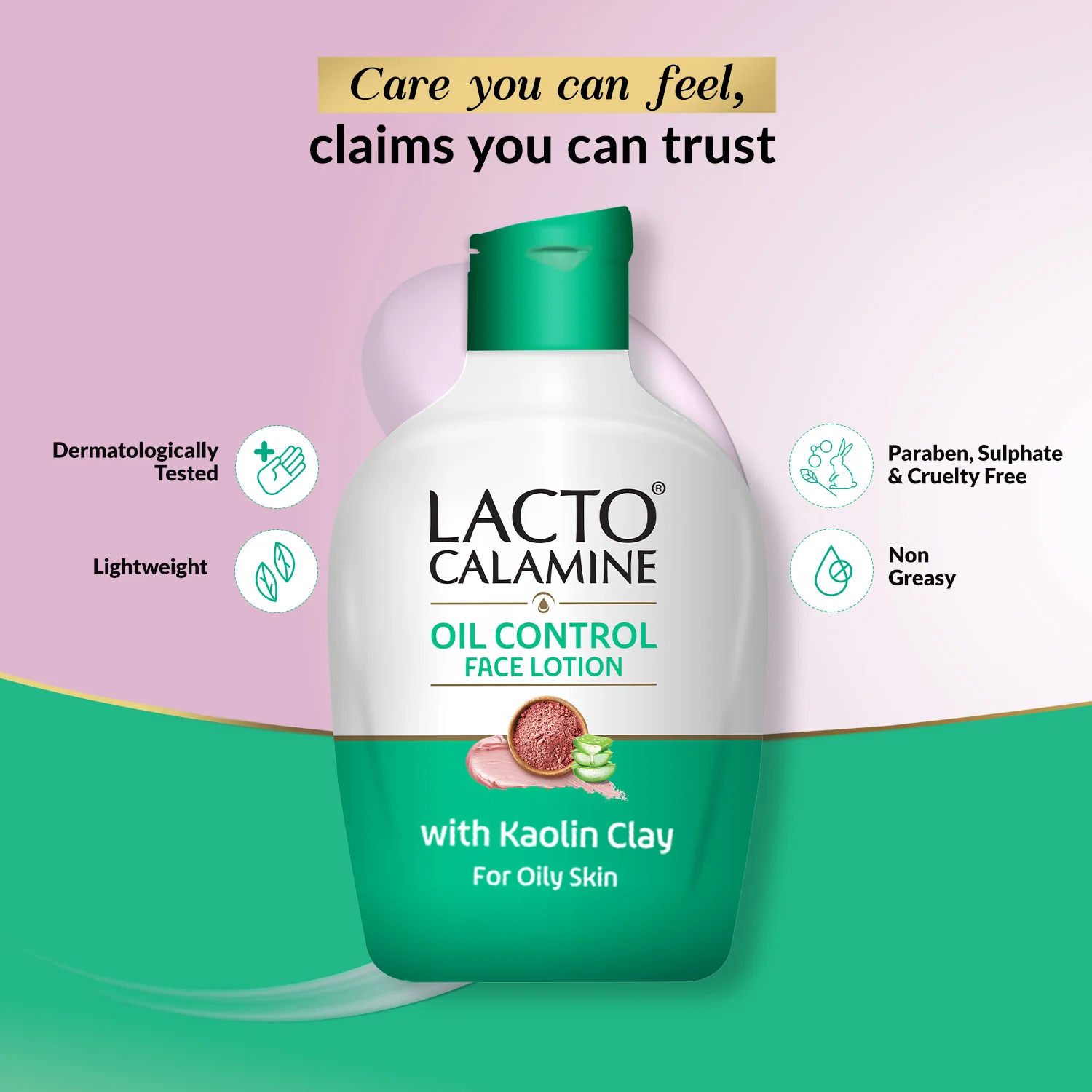 Lacto Calamine Face Lotion | Daily Moisturizer For Face - Combination To Normal Skin | Kaolin Clay & Aloe Vera | Fights Pimples, Darkspots & Blackheads | Body Lotion | 120ml - Image 6