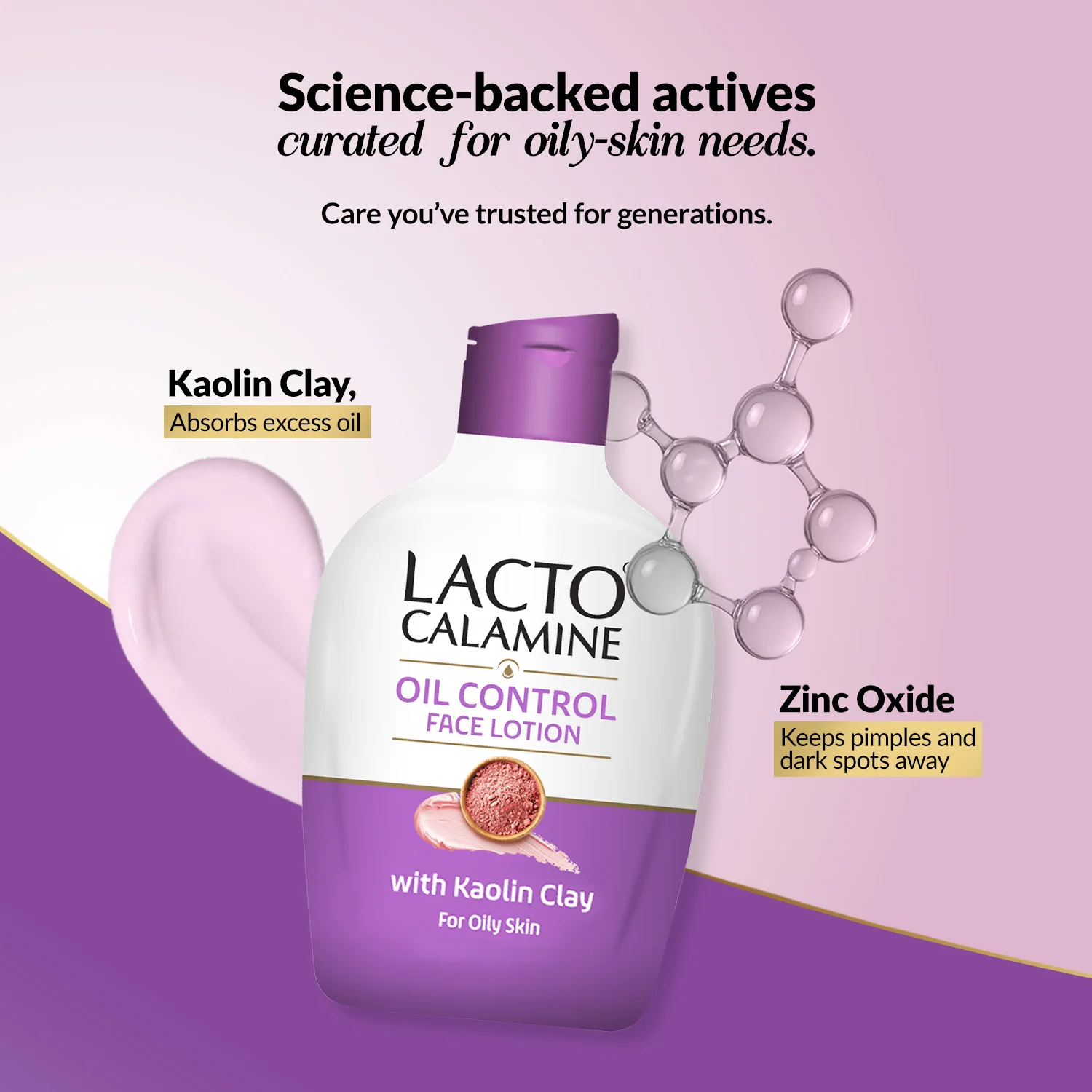 Lacto Calamine Daily Face Lotion Enriched with Kaolin and Aloe Vera Extracts | Face Moisturizer For Oily Skin (60ml/120ml) - Image 5