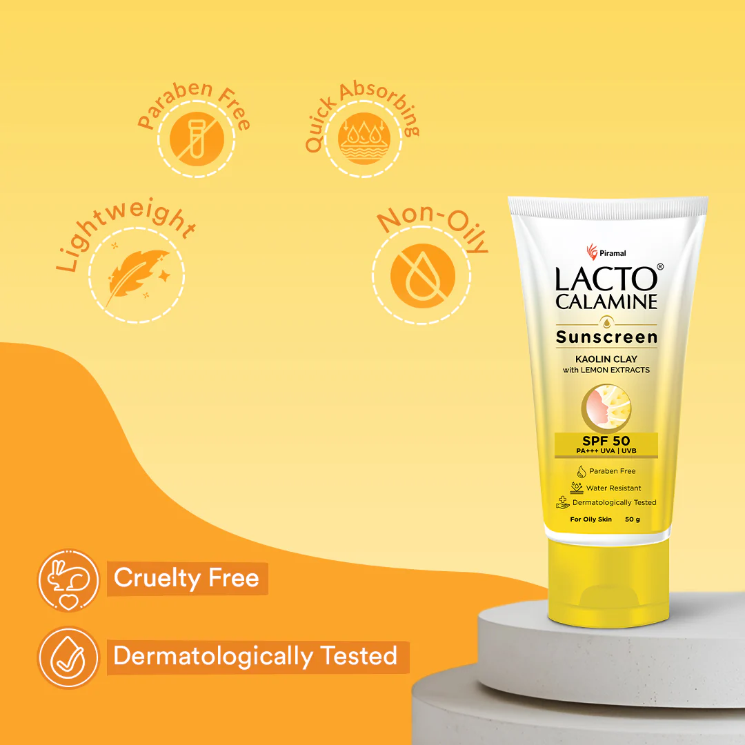 Lacto Calamine Sunscreen SPF 50 | PA +++ Sunscreen for Oily Skin | UVA – UVB Sunscreen | With Kaolin Clay and Lemon Extracts - Image 6