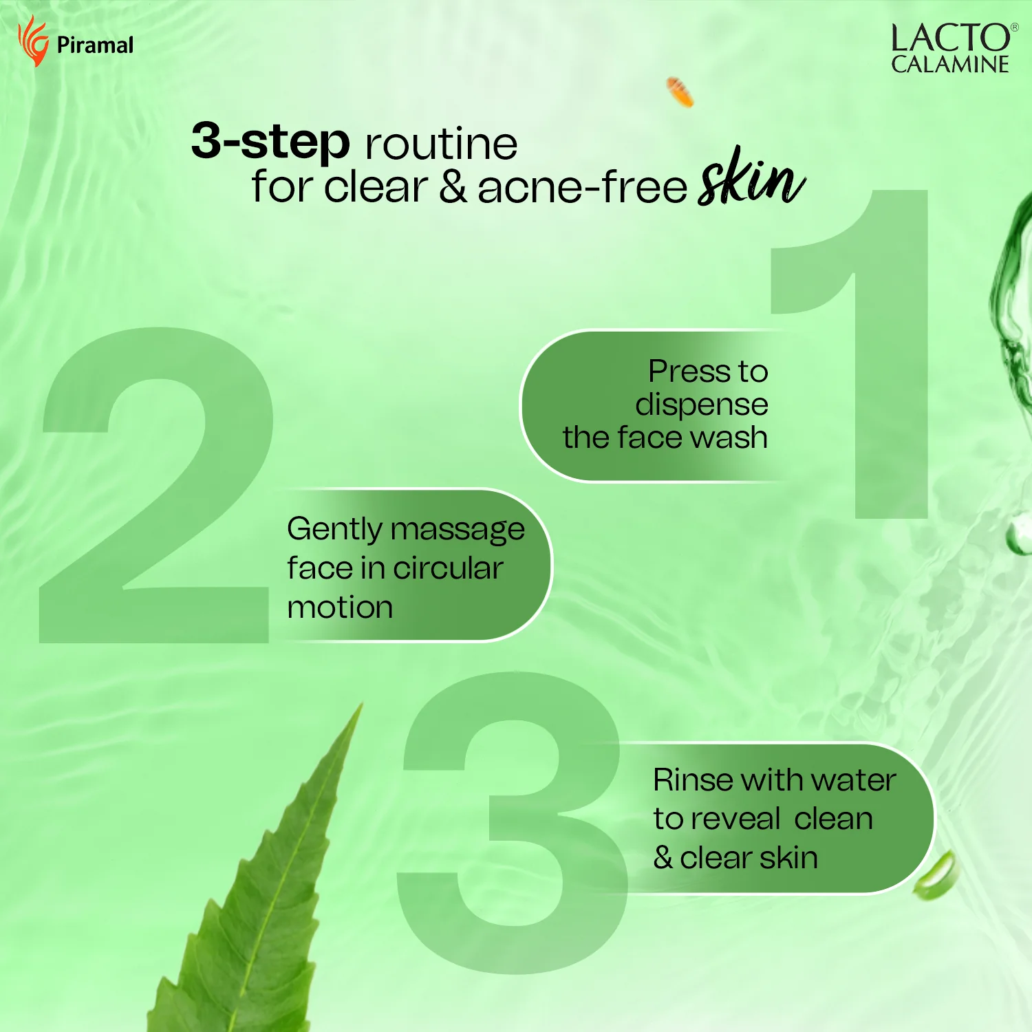 Lacto Calamine Neem Face Wash With Aloe Vera & Turmeric | 150ml | Niacinamide & Salicylic Acid Face Wash | Facewash Reduces Pimples, Purifies Skin & Oil Control | For All Skin Types - Image 5