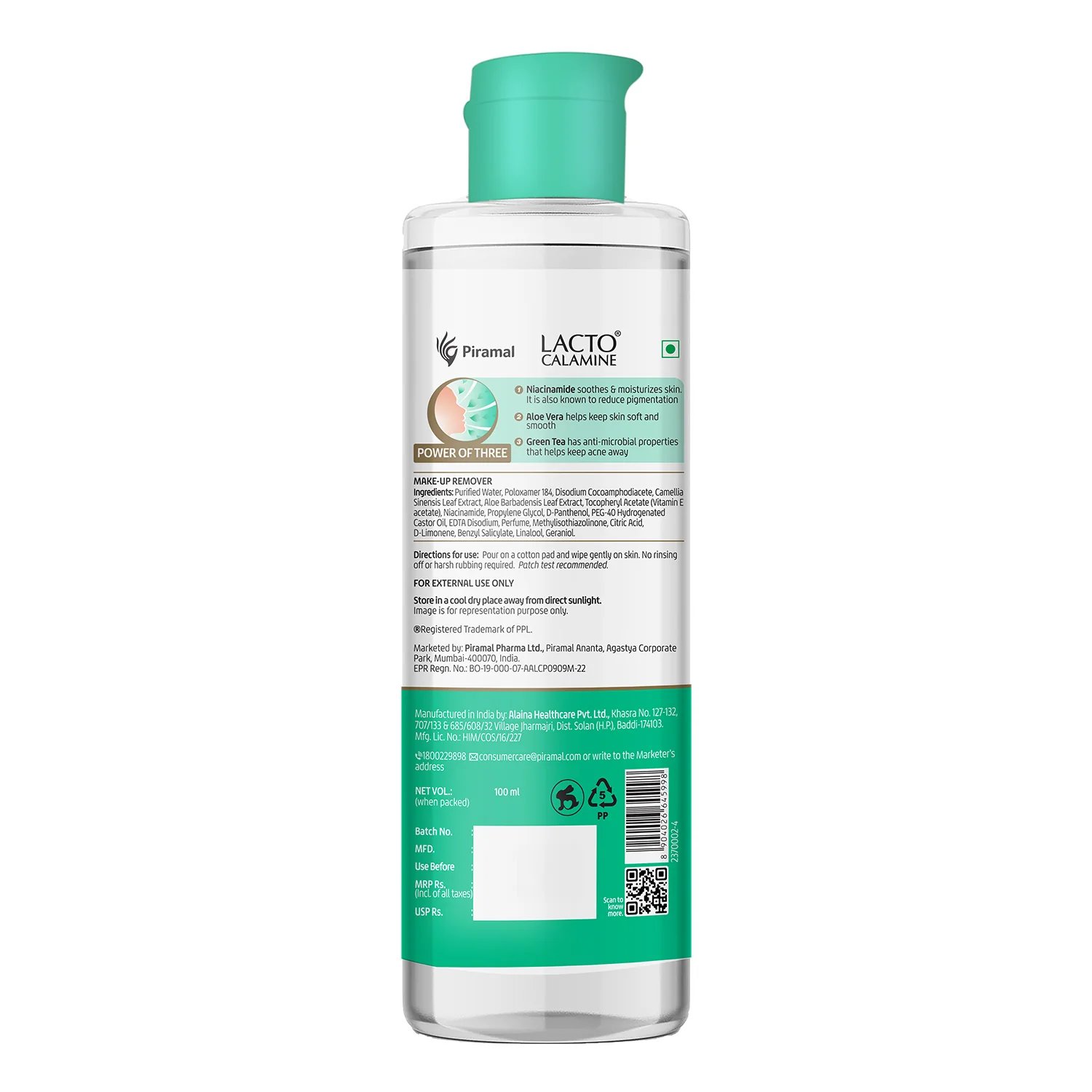 Lacto Calamine Micellar Cleansing Water | 100 ml - Image 10