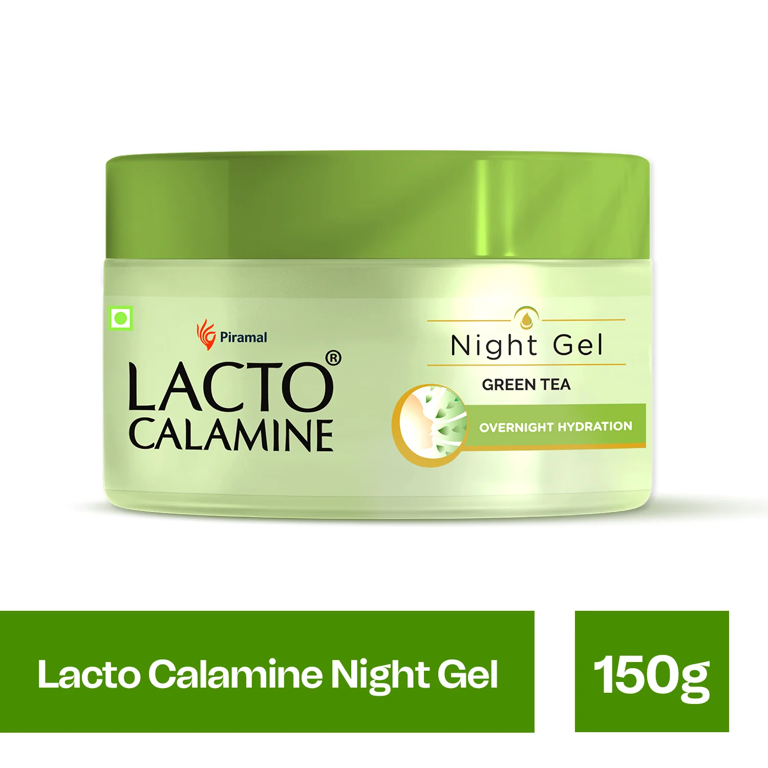Lacto Calamine Green Tea Night Gel Moisturizer For Women | Night Cream For Oily Skin with Niacinamide & Glycolic Acid | Lightens Skin Tone & Overnight Hydration | Anti- Aging | 50g - Image 7