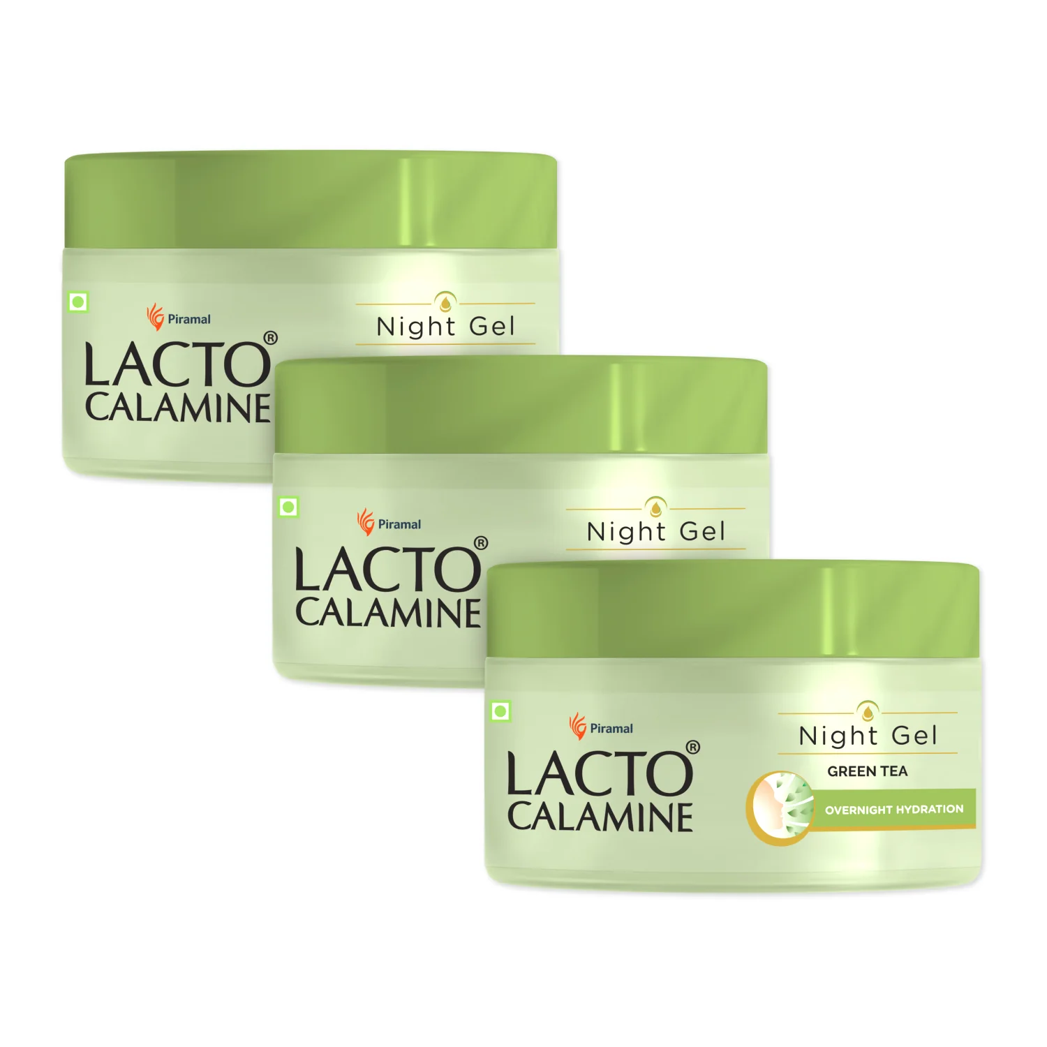 Lacto Calamine Green Tea Night Gel Moisturizer For Women | Night Cream For Oily Skin with Niacinamide & Glycolic Acid | Lightens Skin Tone & Overnight Hydration | Anti- Aging | 50g - Image 9