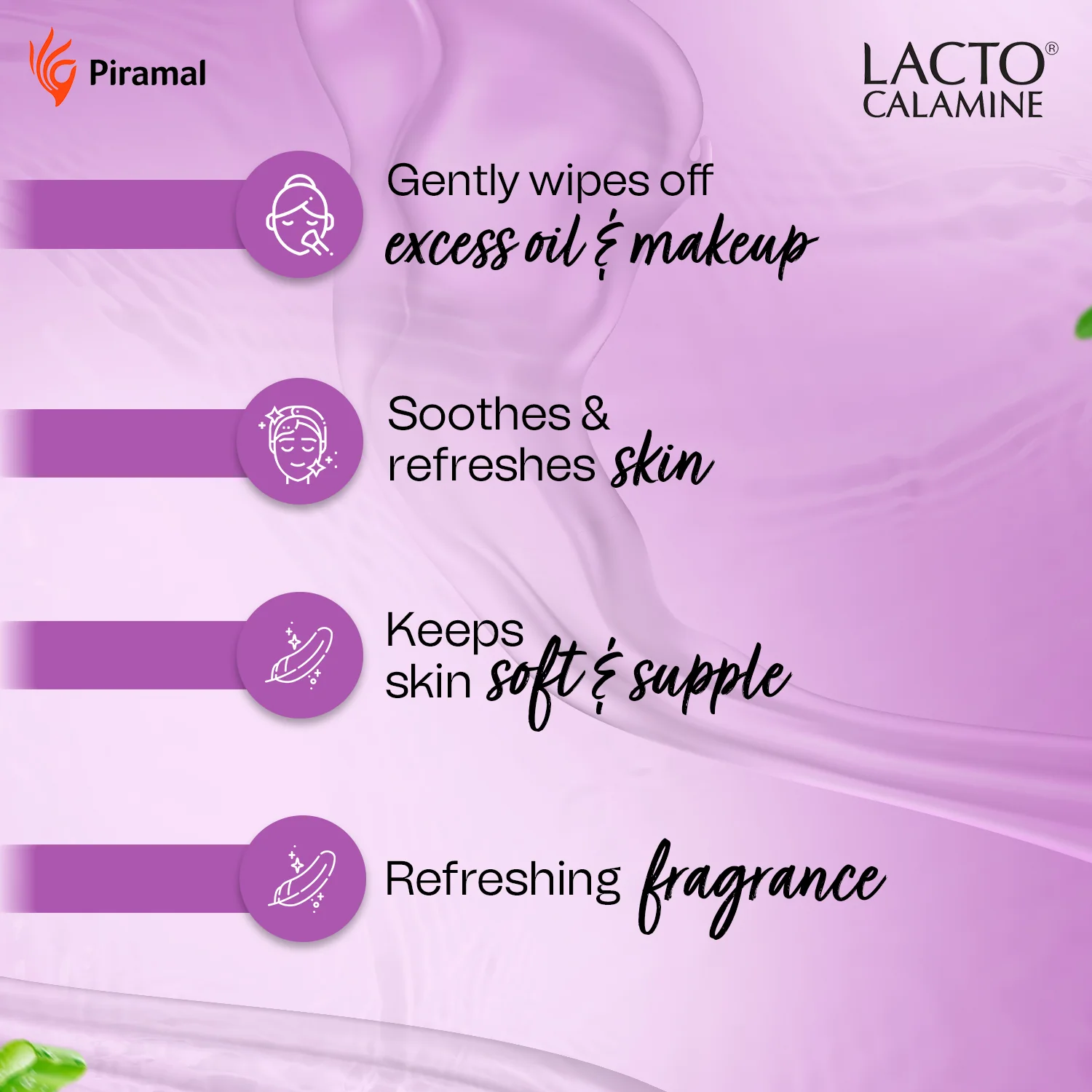 Lacto Calamine Oil Control Face Wipes | Contains Neem, VitaminB-3 and AloeVera - Image 4