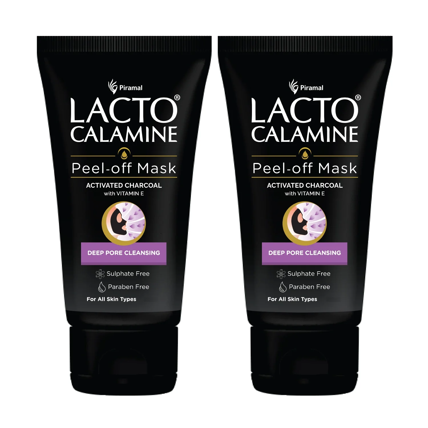 Lacto Calamine Face Peel Off Mask | Activate Charcoal & Vitamin E - Image 6