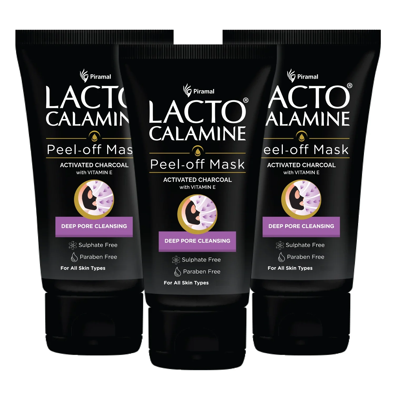 Lacto Calamine Face Peel Off Mask | Activate Charcoal & Vitamin E - Image 7