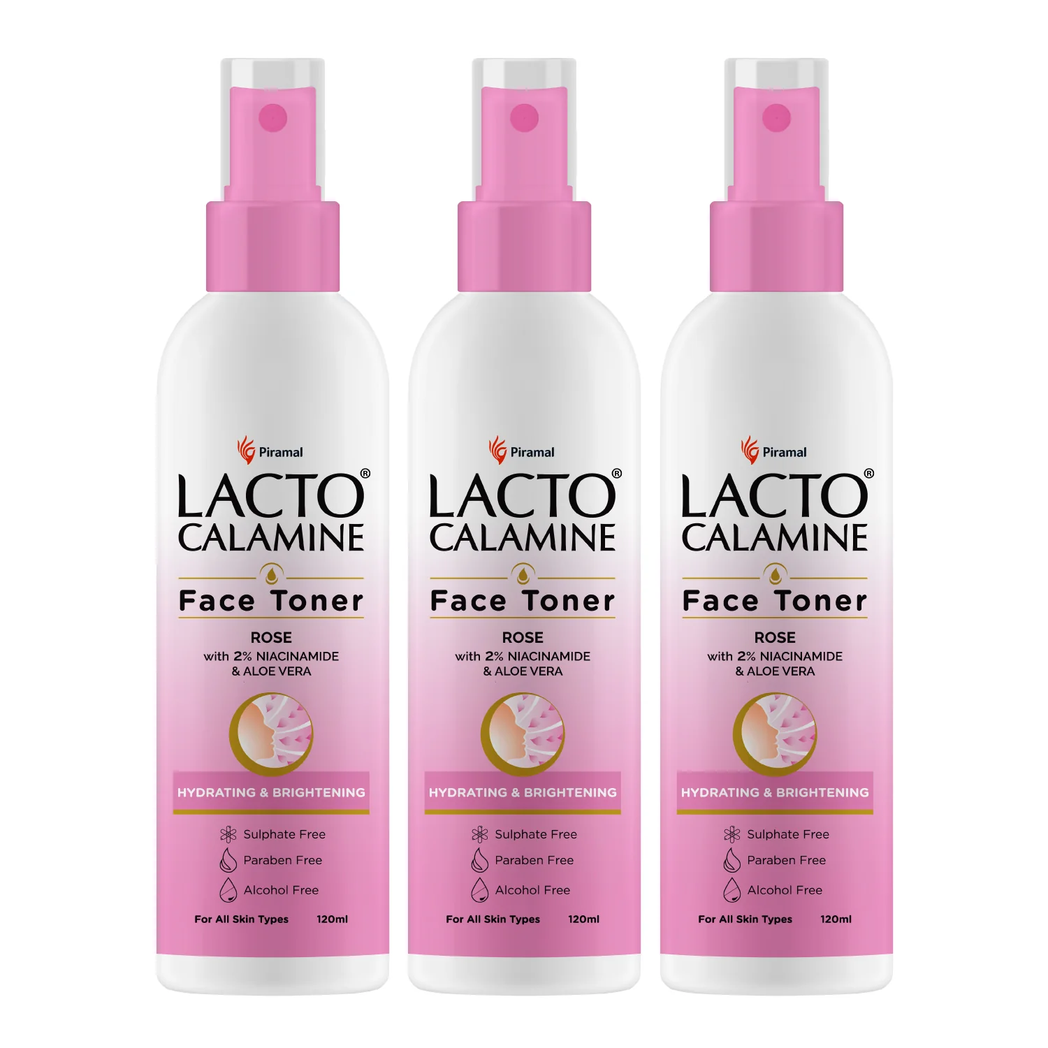 Lacto Calamine Rose Water Toner For Glowing Skin | Gulab Jal Face Toner | Rosewater with Aloe Vera & 2% Niacinamide | Cleanses, Hydrates & Moisturises Skin | No Sulphate, Alcohol, & Parabens | 120ml - Image 10