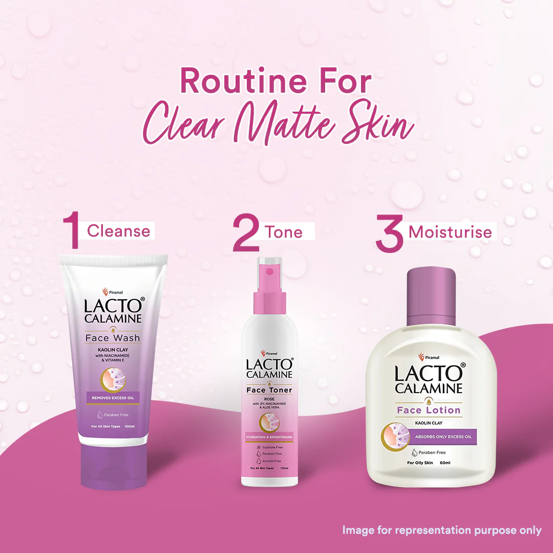 Lacto Calamine Rose Water Toner For Glowing Skin | Gulab Jal Face Toner | Rosewater with Aloe Vera & 2% Niacinamide | Cleanses, Hydrates & Moisturises Skin | No Sulphate, Alcohol, & Parabens | 120ml - Image 6