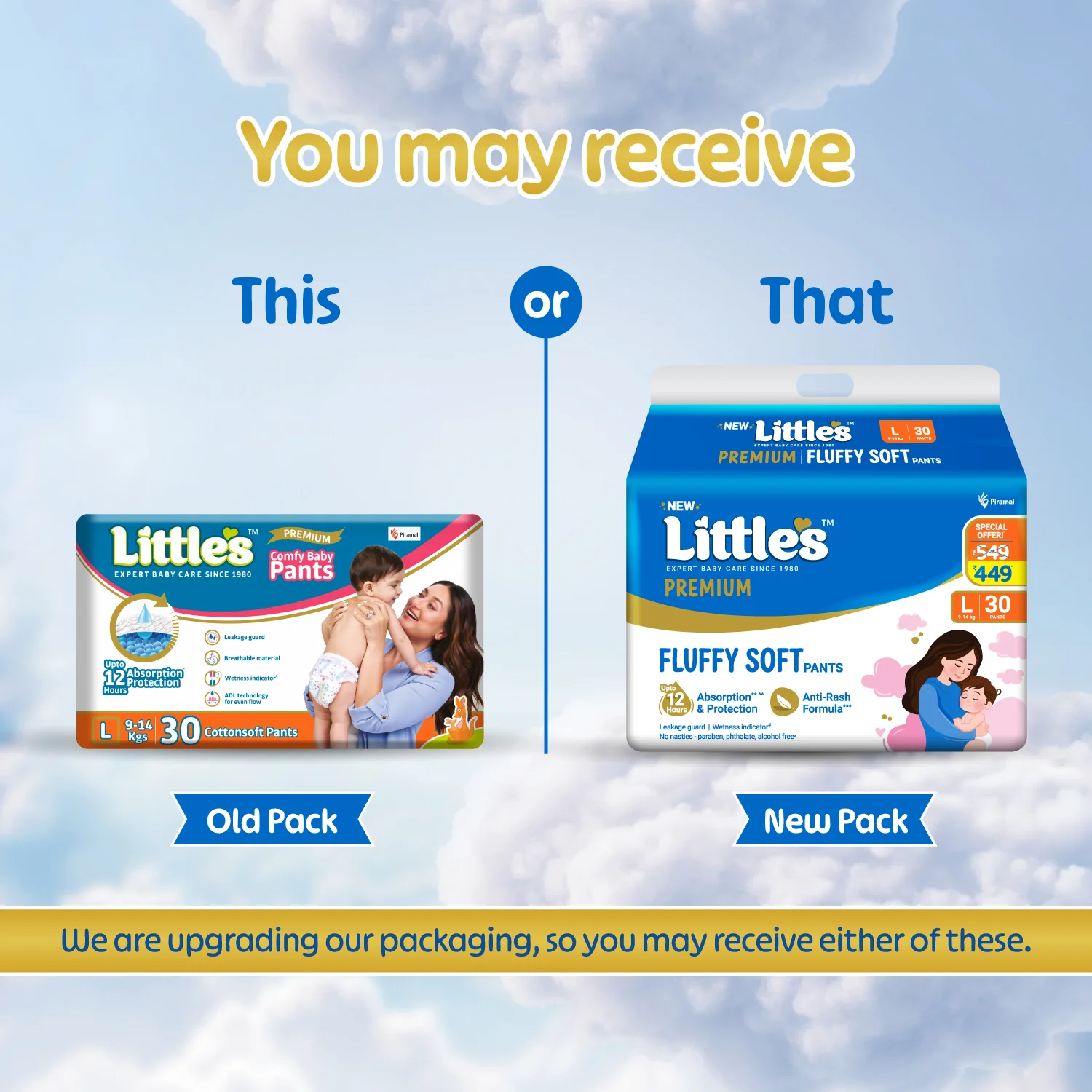 Little's Comfy Baby Diaper Pants - Premium | Baby Diapers with 12 hours Absorption & Wetness Indicators - Image 9