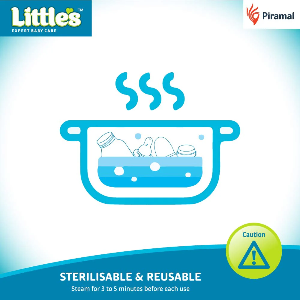 Littles Classic Maxi Feeding Bottle | Patented Nipple Design- 240 ml - Image 4