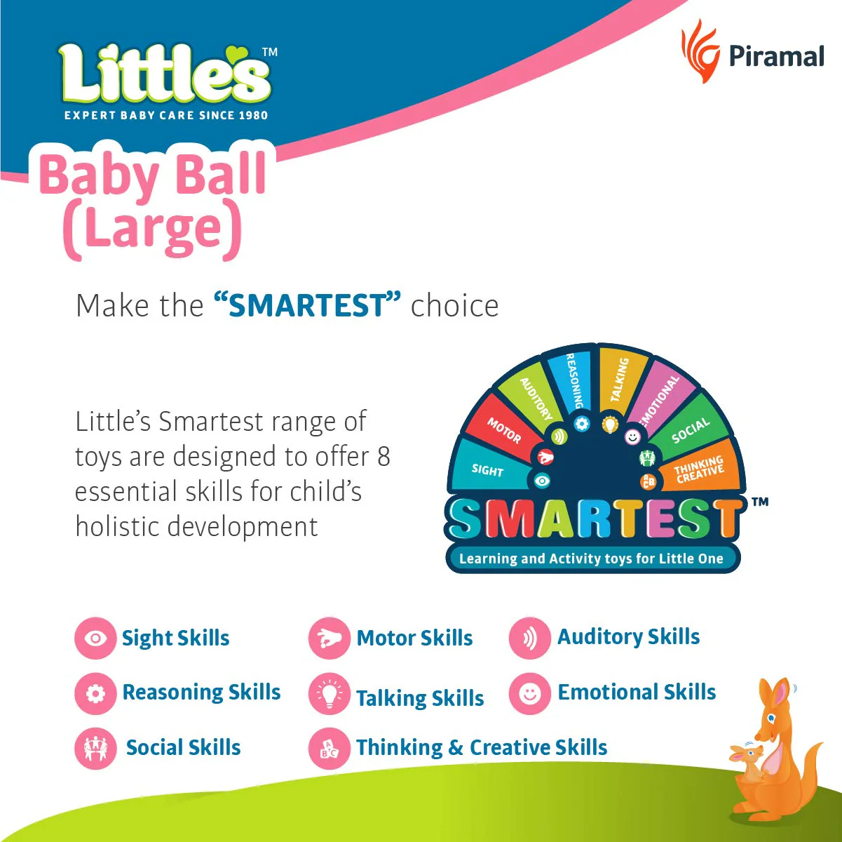 Little's - Baby Soft Ball | Toys For Babies - Image 3
