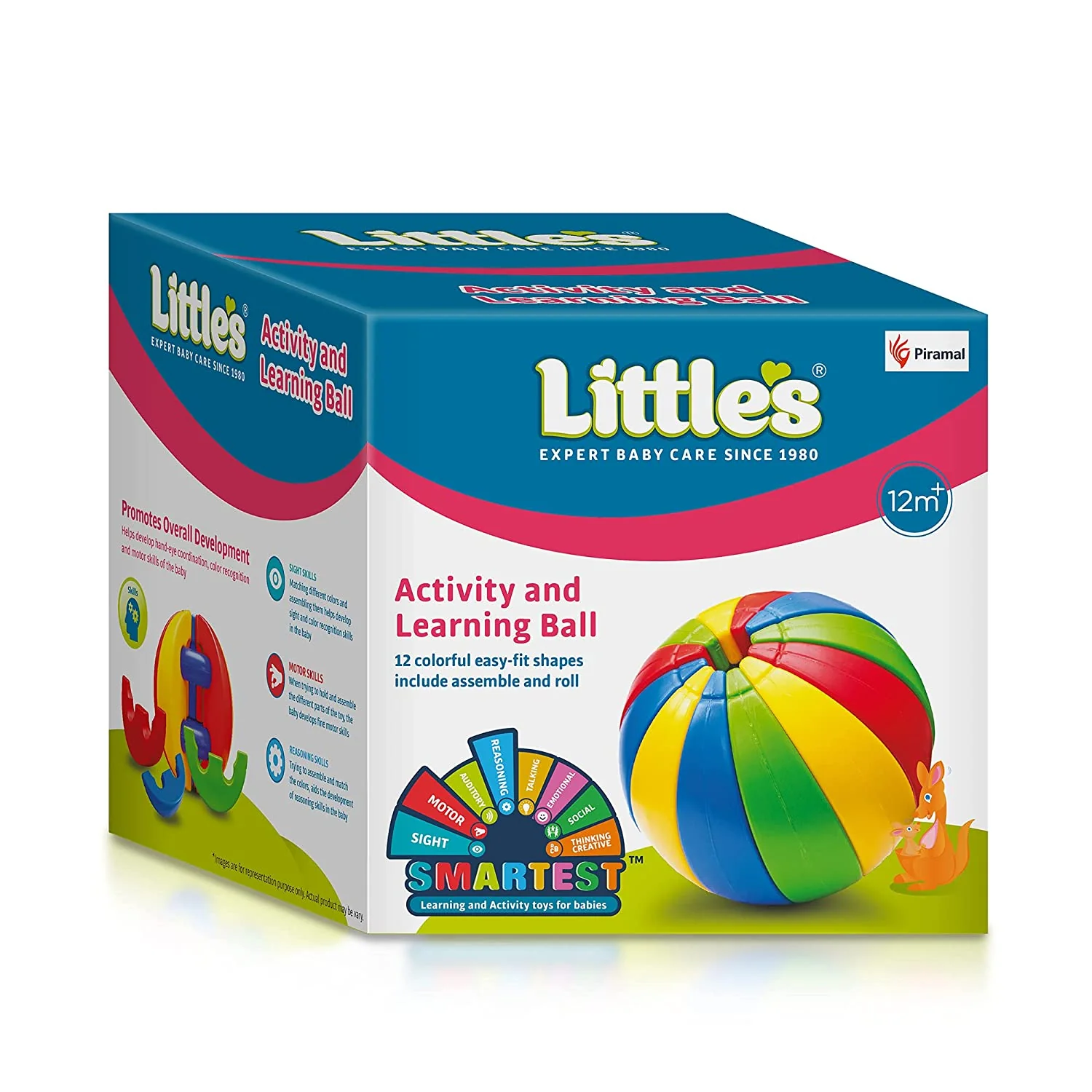 Little's Activity & Learning Ball | Multicolor Learning & Activity Toy For Babies - Image 4