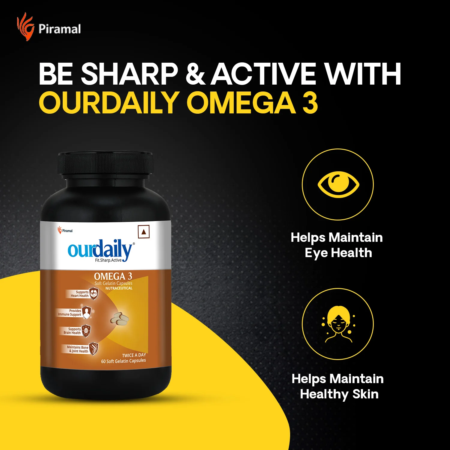 Ourdaily Omega 3 Fish Oil Gel | Soft Gelatin Capsules - Image 5