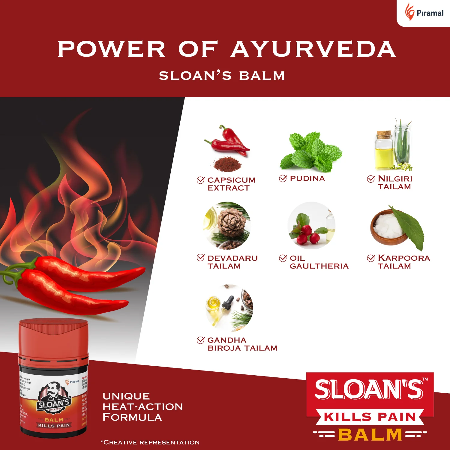 Sloan's Balm | Pain killer - 10gm/20gm - Image 7