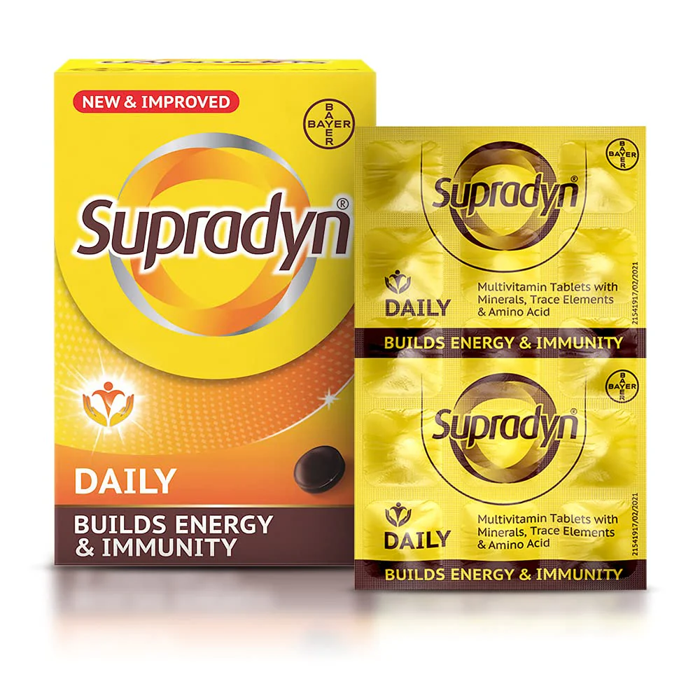 Supradyn Daily Multivitamin Tablets for Men & Women - 15 Tablets - Image 3