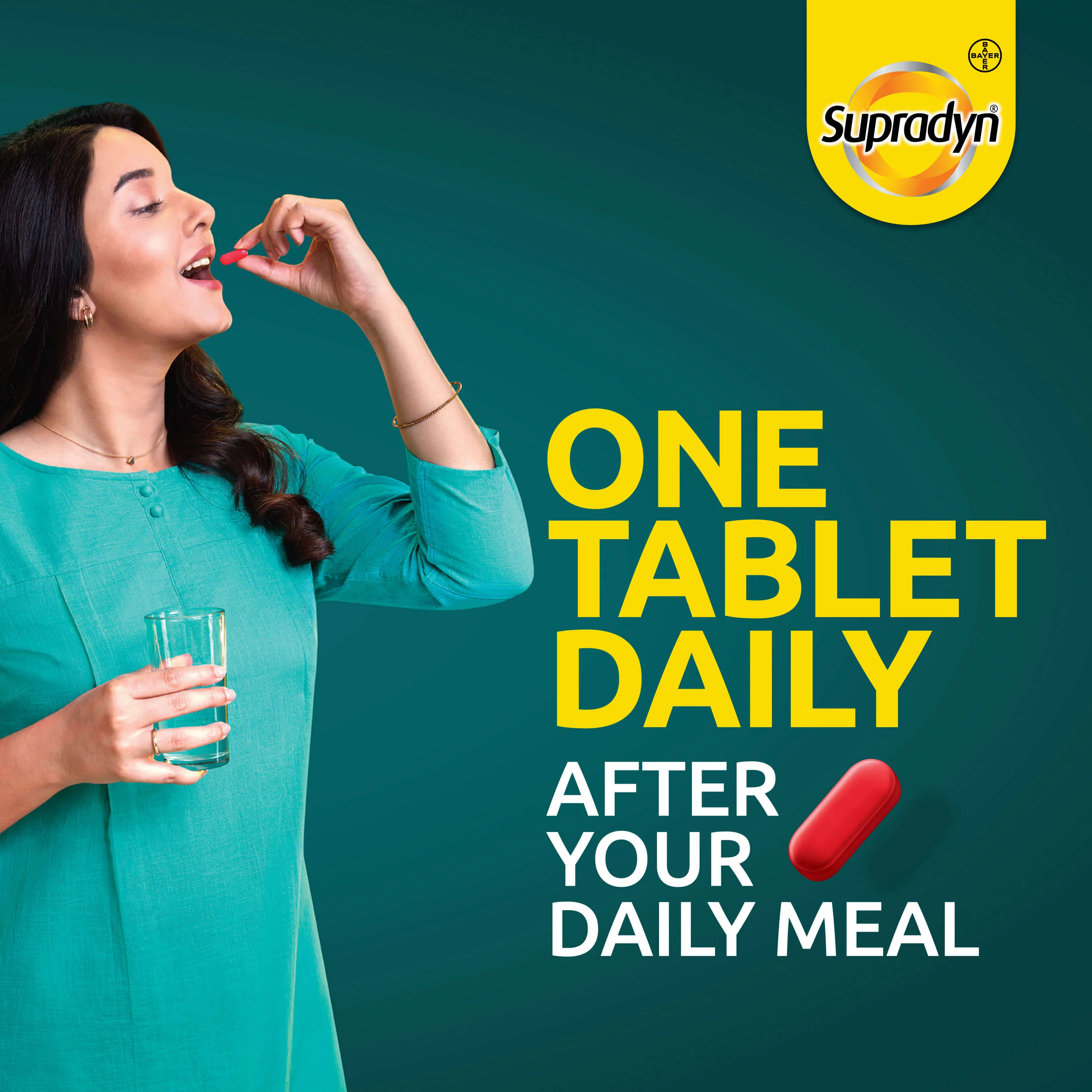 Supradyn Immuno+ Multivitamin with Turmeric & Tulsi | Tablet for Energy & Immunity-  10 Tablets - Image 8