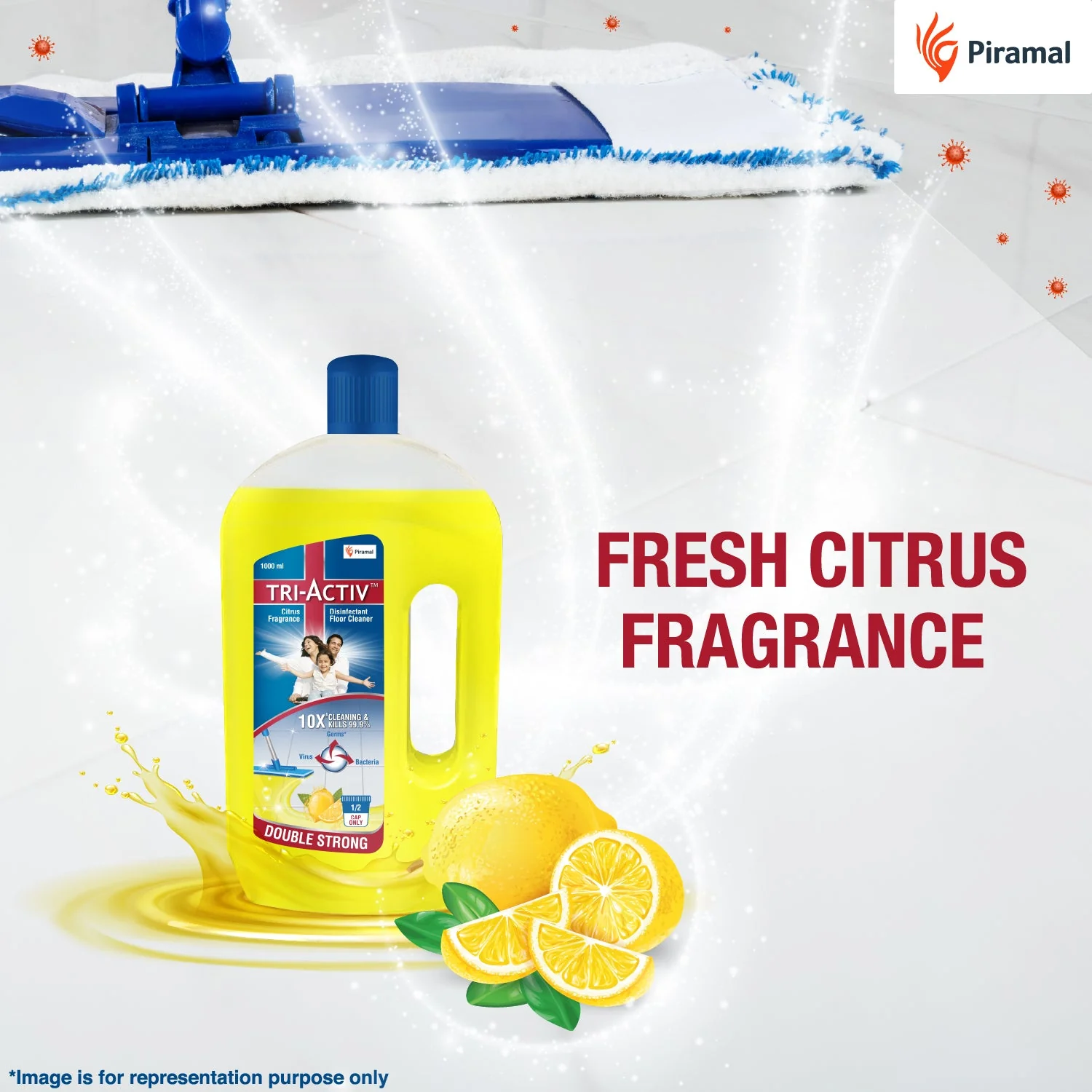 Tri-Activ Disinfectant Floor Cleaner - 1000ml | Buy 1 Get 1 Free - Image 9