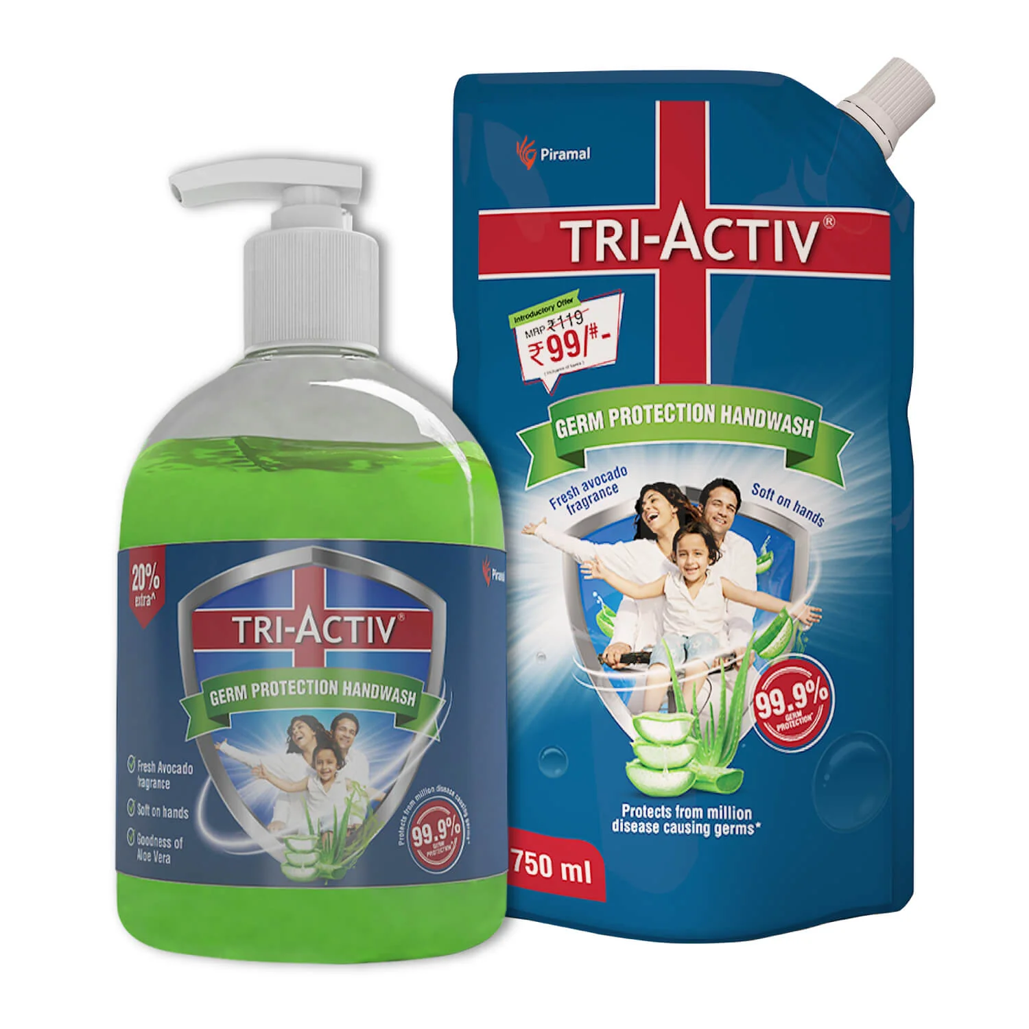 Tri-Activ Germ Protection Handwash Refill Pack | 750 ml - Image 10