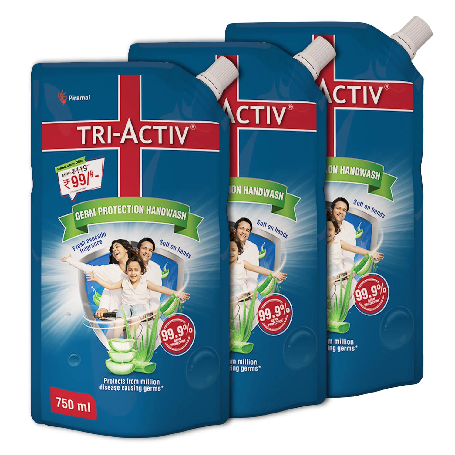 Tri-Activ Germ Protection Handwash Refill Pack | 750 ml - Image 9